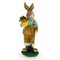 Farmer Father Bunny with Carrots and Shovel Easter Figurine 8.9 Inches Tall